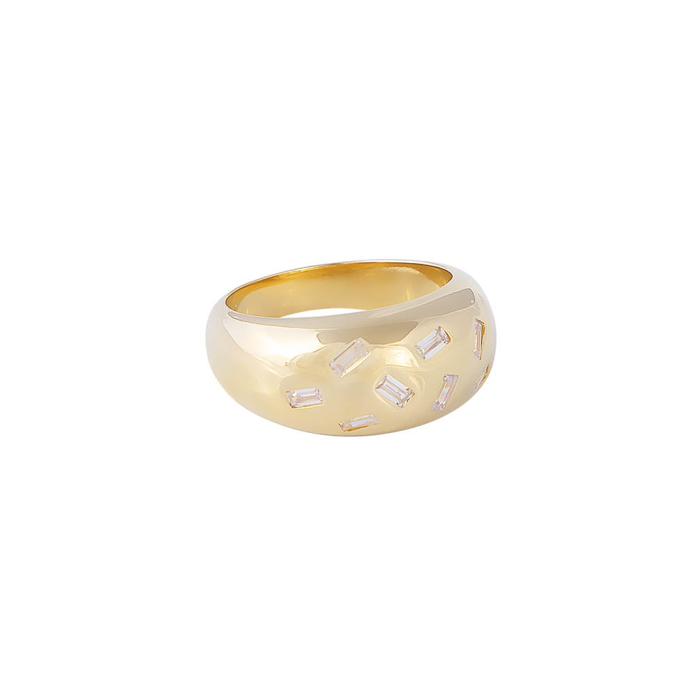 FAIRLEY Scatter Baguette Ring