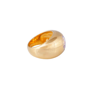 SOLITAIRE COCKTAIL RING 7
