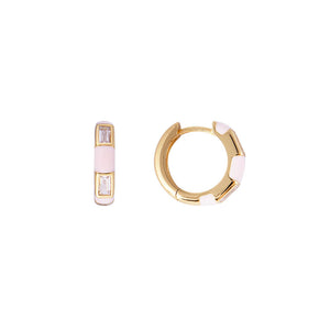 FAIRLEY Pink Flamingo Midi Hoops