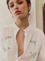 Load image into Gallery viewer, MLM - Posie Blouse - Chalk
