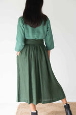 Load image into Gallery viewer, LAZYBONES - Michaela dress - Evergreen
