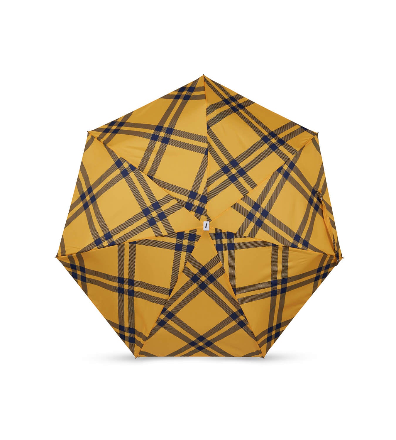 ANATOLE - Yellow Tweed Gingham micro umbrella