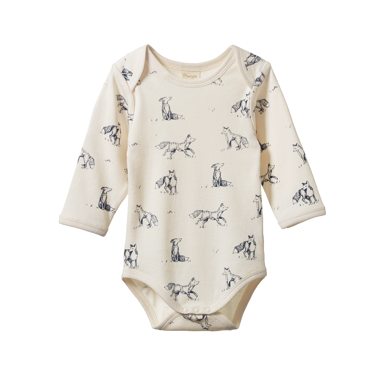 NATURE BABY - LONG SLEEVE BODYSUIT - Foxy Print