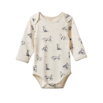 Load image into Gallery viewer, NATURE BABY - LONG SLEEVE BODYSUIT - Foxy Print
