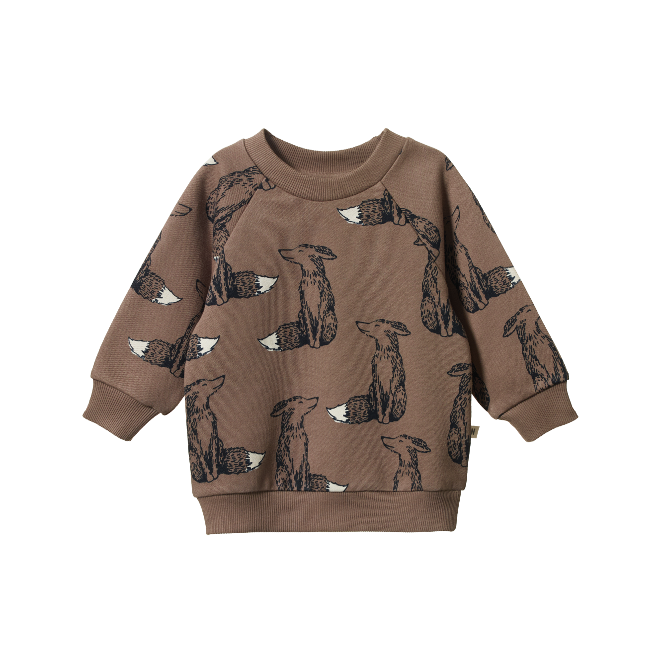 NATURE BABY - EMERSON SWEATER  Foxy Cub Print