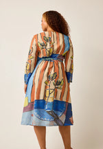 Load image into Gallery viewer, NANCYBIRD - LILY WRAP TIE DRESS - FLORAL HARMONY
