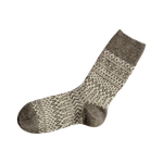 Load image into Gallery viewer, NISHIGUCHI KUTSUSHITA : oslo wool jacquard sock - Grey
