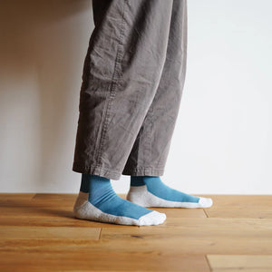 NISHIGUCHI KUTSUSHITA - COTTON CASHMERE WALK SOCKS SAMPO