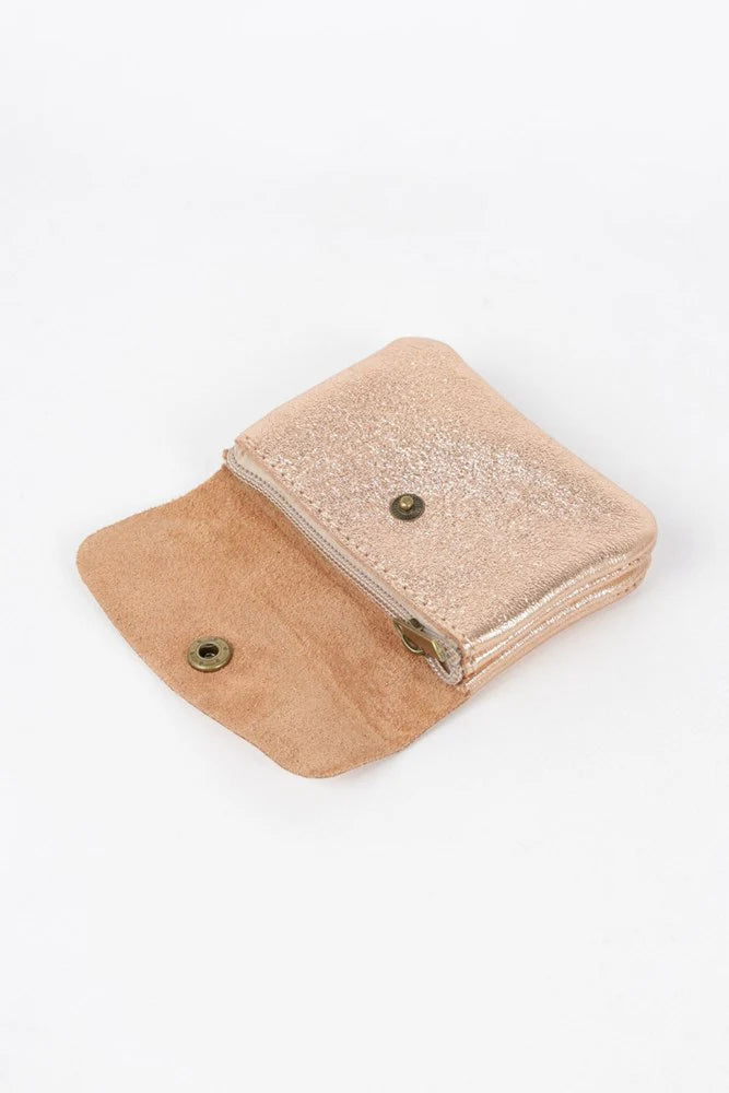 MAISON FANLI - Coin Purse - Metallic Rose