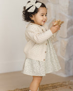 Load image into Gallery viewer, Quincy Mae RUFFLE COLLAR CARDIGAN || NATURAL
