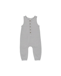 Quincy Mae SLEEVELESS JUMPSUIT BLUE STRIPE