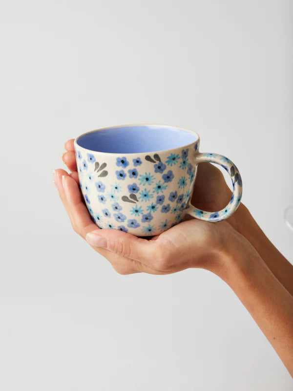 JONES & CO - DITSY PERIWINKLE MUG