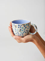 Load image into Gallery viewer, JONES &amp; CO - DITSY PERIWINKLE MUG
