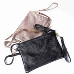 Load image into Gallery viewer, MAISON FANLI - Metallic Leather Crossbody - CHAMPAGNE
