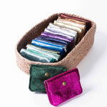 Load image into Gallery viewer, MAISON FANULI - Coin Purse Metallic Fuchsia
