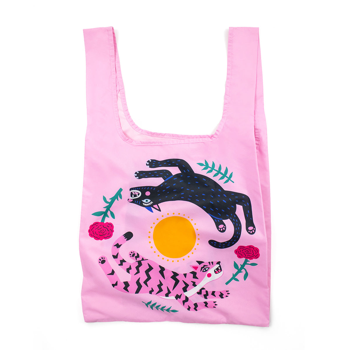 Kind Leaping Cat Bag: Reusable Bag Collab Amy Hastings