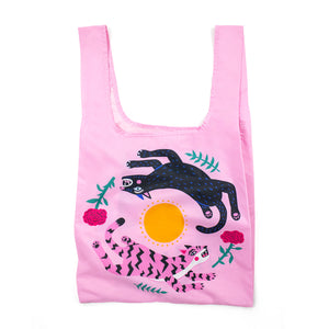 Kind Leaping Cat Bag: Reusable Bag Collab Amy Hastings