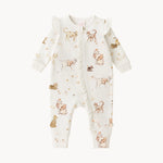 Load image into Gallery viewer, Royal Whiskers Bamboo Zipsuit
