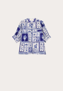 Gwen Blouse Lyon Tile