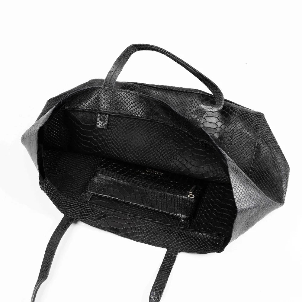 MAISON FANLI - SNAKE Tote Rectangular with zip