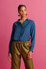 Load image into Gallery viewer, POM BLOUSE MILLY ETERNAL BLUE
