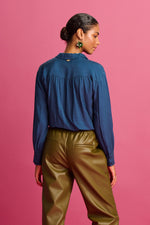 Load image into Gallery viewer, POM BLOUSE MILLY ETERNAL BLUE
