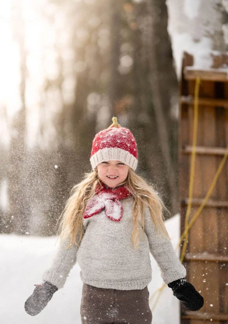 Acorn Kids - Strawberry Beanie Red