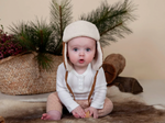 Load image into Gallery viewer, Acorn Kids - Aviator Cord Beanie Chestnut
