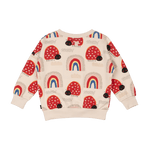 Load image into Gallery viewer, LOVE BUG RAINBOW SWEATSHIRT
