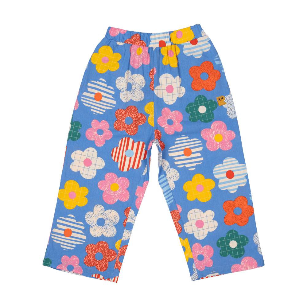 Rock Your Baby - HAPPY FLOWERS WIDE LEG PANTS