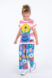 Rock Your Baby - HAPPY FLOWERS WIDE LEG PANTS