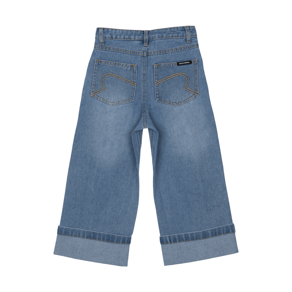 Rock Your Baby - FLARED LOOSE FIT DENIM JEANS