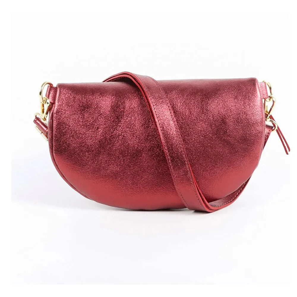 MAISON FANLI - Bum Bag - METALLIC BORDEAUX