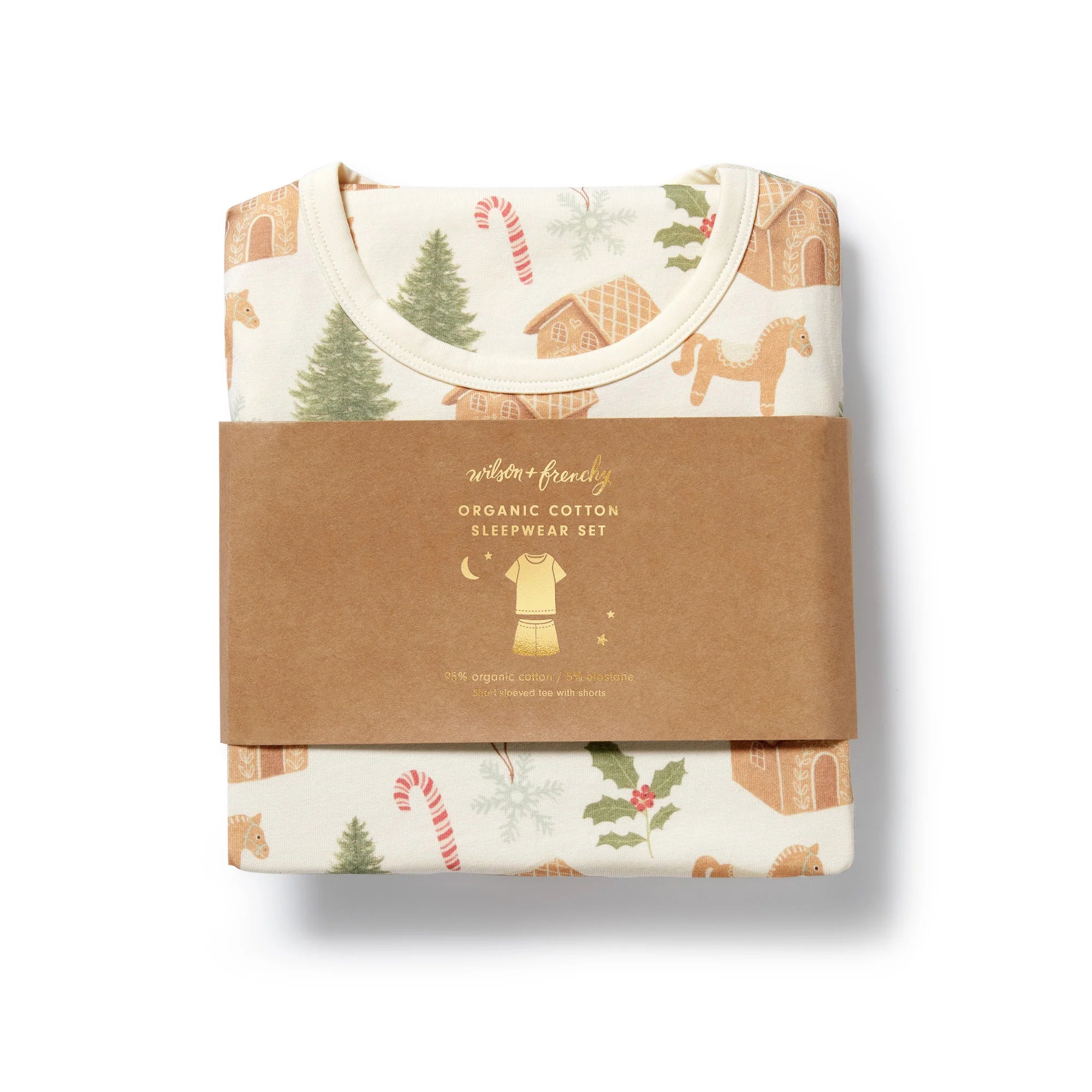 Holly Jolly Magic Organic Short Sleeved Pyjamas