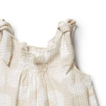 Load image into Gallery viewer, Daisy Bloom Organic Tie Playsuit
