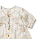 Load image into Gallery viewer, Daisy Bloom Organic Button Dress
