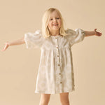Load image into Gallery viewer, Daisy Bloom Organic Button Dress
