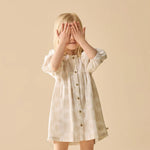 Load image into Gallery viewer, Daisy Bloom Organic Button Dress
