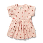 Load image into Gallery viewer, Strawberry Kisses Organic Dress
