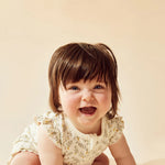 Load image into Gallery viewer, Lemon Leaf Organic Ruffle Zipsuit
