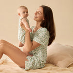Load image into Gallery viewer, Periwinkle Organic Ruffle Zipsuit
