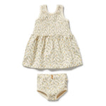 Load image into Gallery viewer, Lemon Leaf Organic Dress Set
