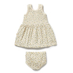 Load image into Gallery viewer, Lemon Leaf Organic Dress Set
