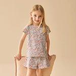 Load image into Gallery viewer, Summer Bloom Organic Short Sleeved Pyjamas
