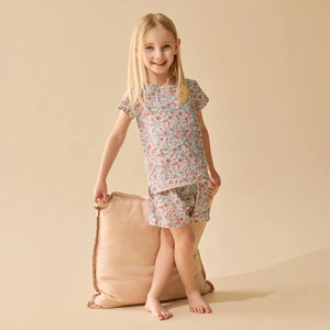 Summer Bloom Organic Short Sleeved Pyjamas