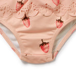 Load image into Gallery viewer, Strawberry Kisses Cutwork Rashie Swimset
