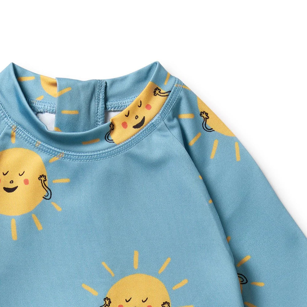 Sunny Days One Piece Boyleg Swimsuit