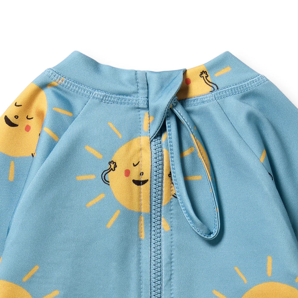 Sunny Days One Piece Boyleg Swimsuit