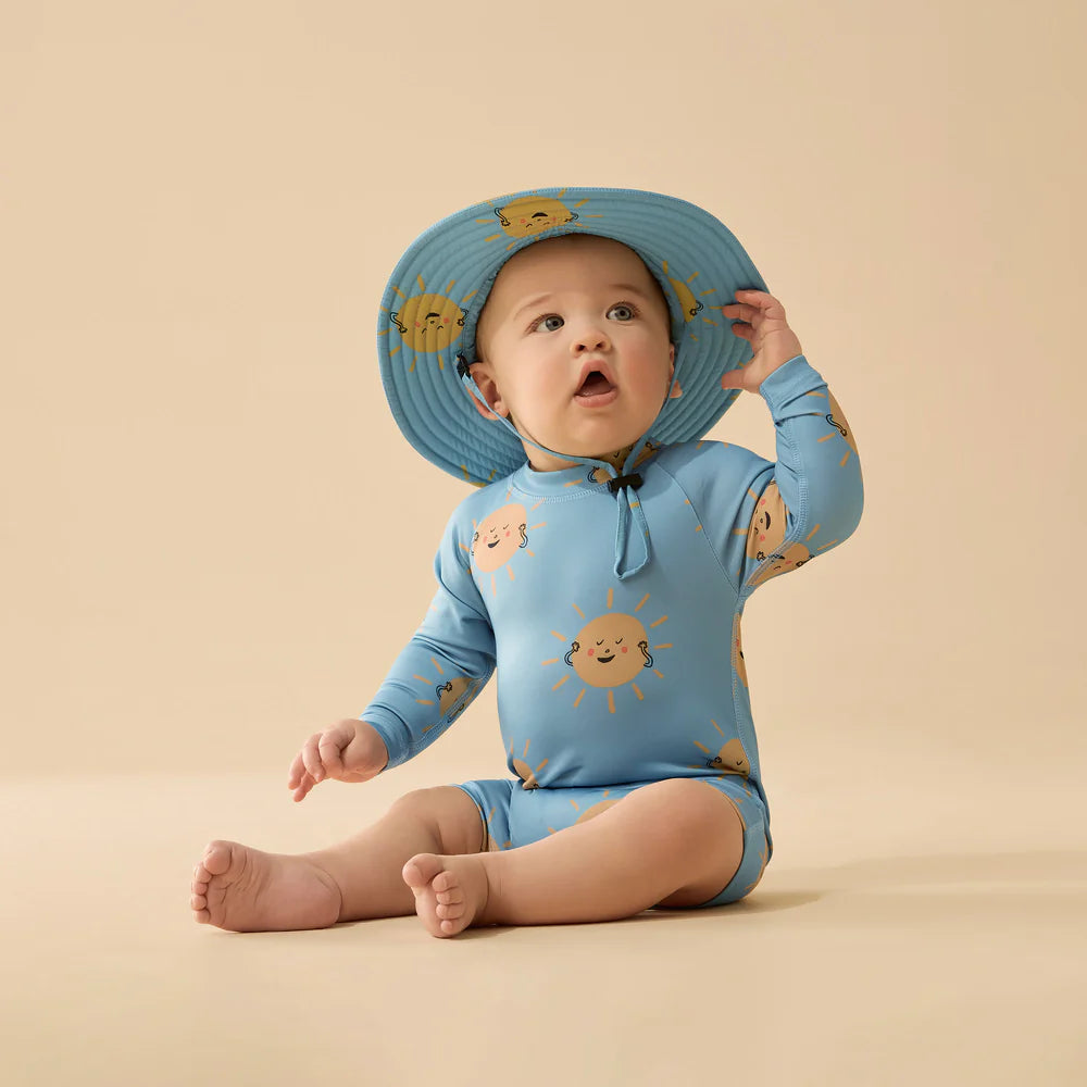 Sunny Days One Piece Boyleg Swimsuit