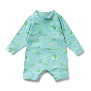 Sunny Scales One Piece Boyleg Swimsuit